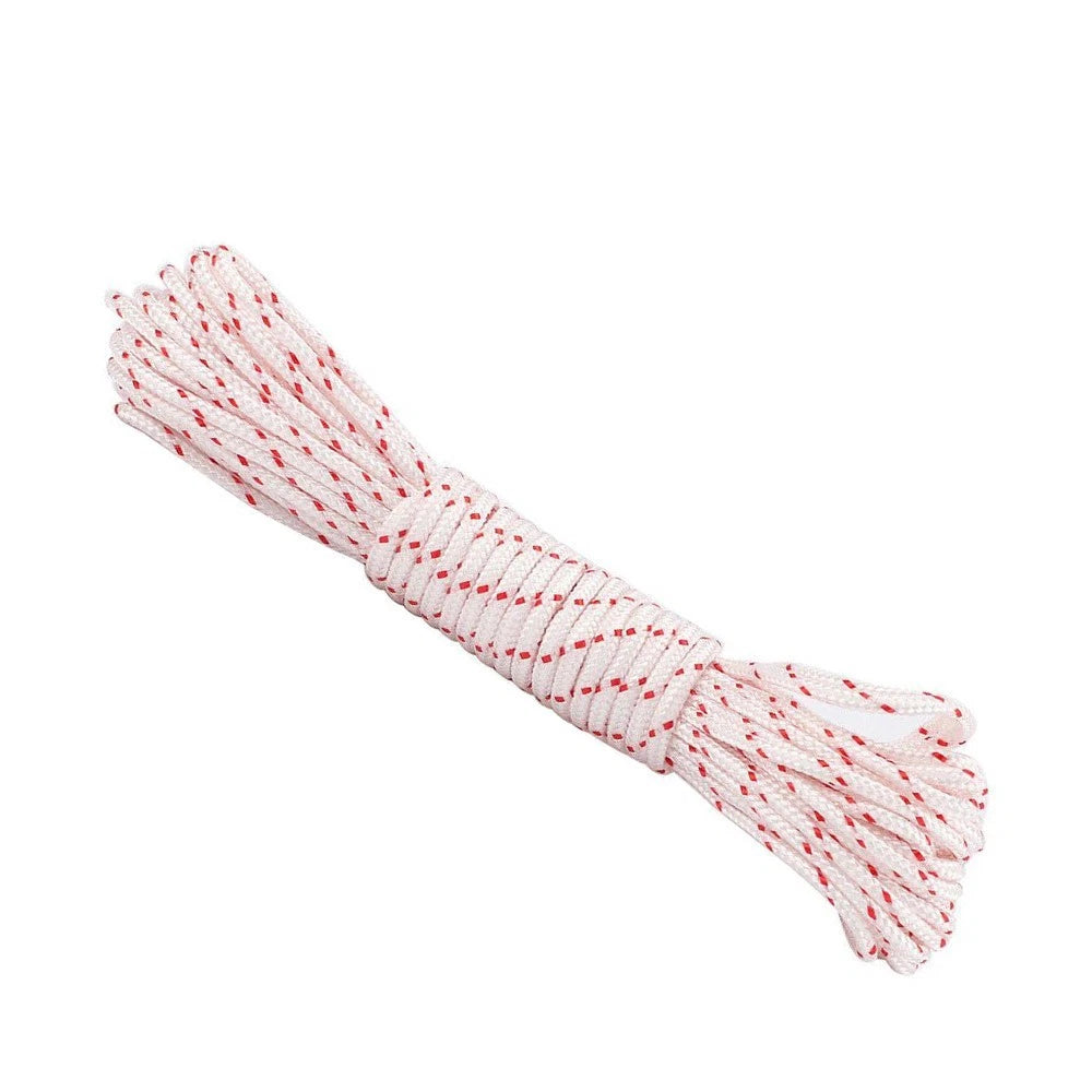 Recoil Starter Rope for Mower Chainsaw (3mm x 6m) Red/White