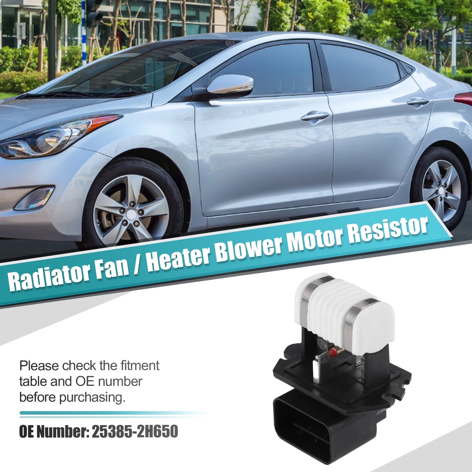 Engine Radiator Cooling Fan Resistor Replacement for Hyundai Elantra (2007–2012)