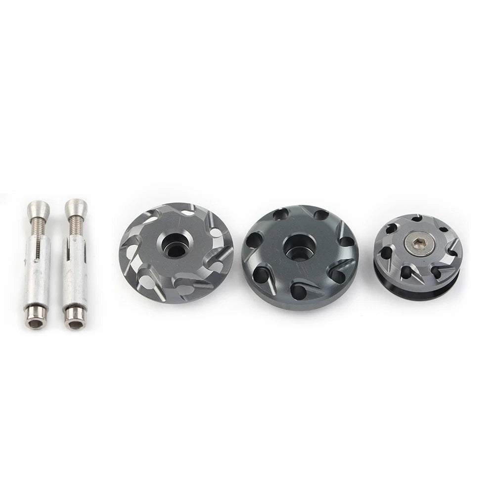 3X CNC Frame Hole Covers for Kawasaki Ninja 1000 Z1000 Z1000SX (2011–2023)