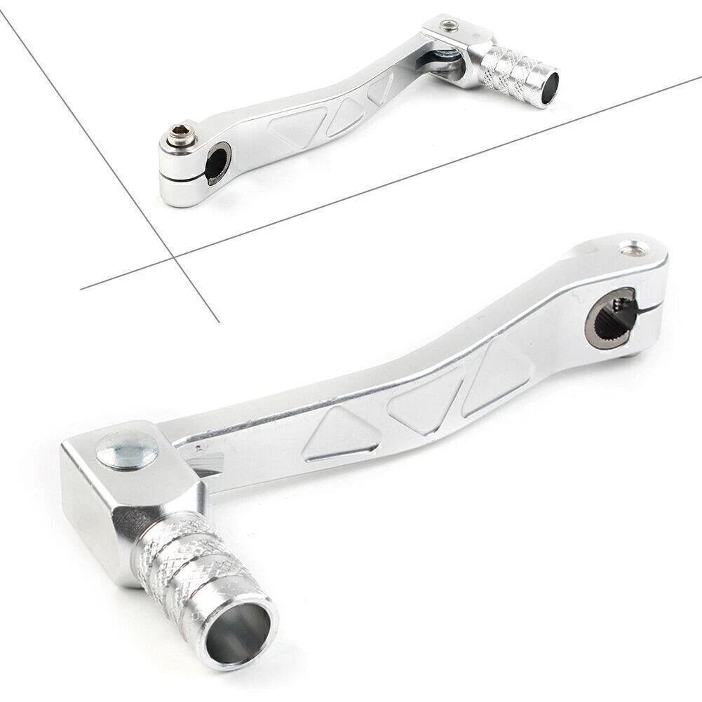 CNC Silver Gear Shift Lever for 50cc 110cc 125cc Pit Dirt Bike ATV (2000–2023)