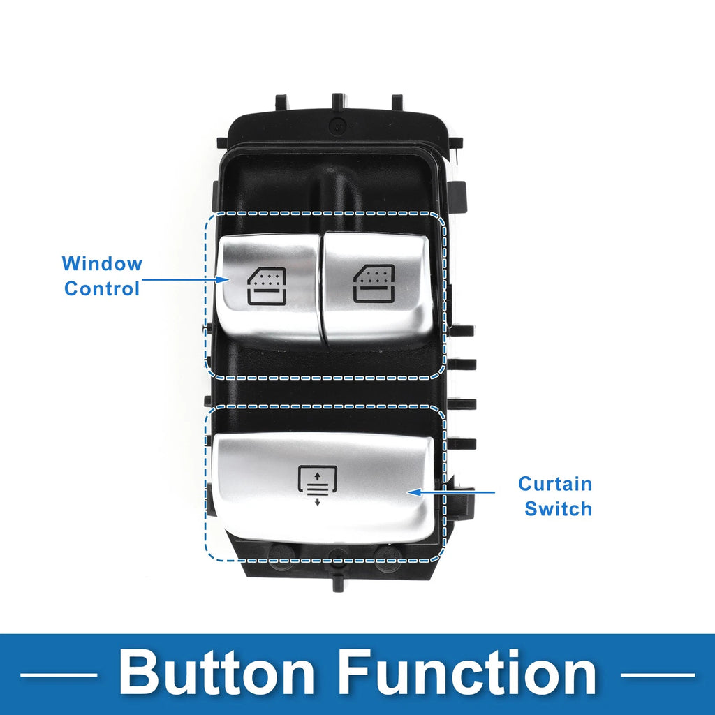 Front Driver Side Power Window Switch for Mercedes-Benz S65 (2014–2018)