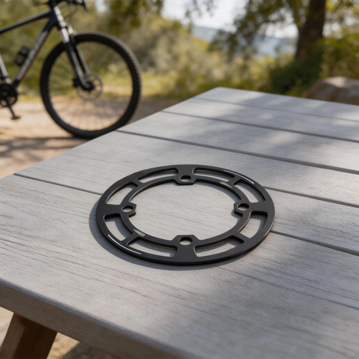 Aluminum Crankset Protector for Mountain Bike 104BCD Chainring Guard Cover