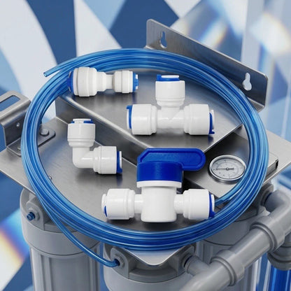 Float Valve Kit for RO Water System (1/4 inch Push Connect)