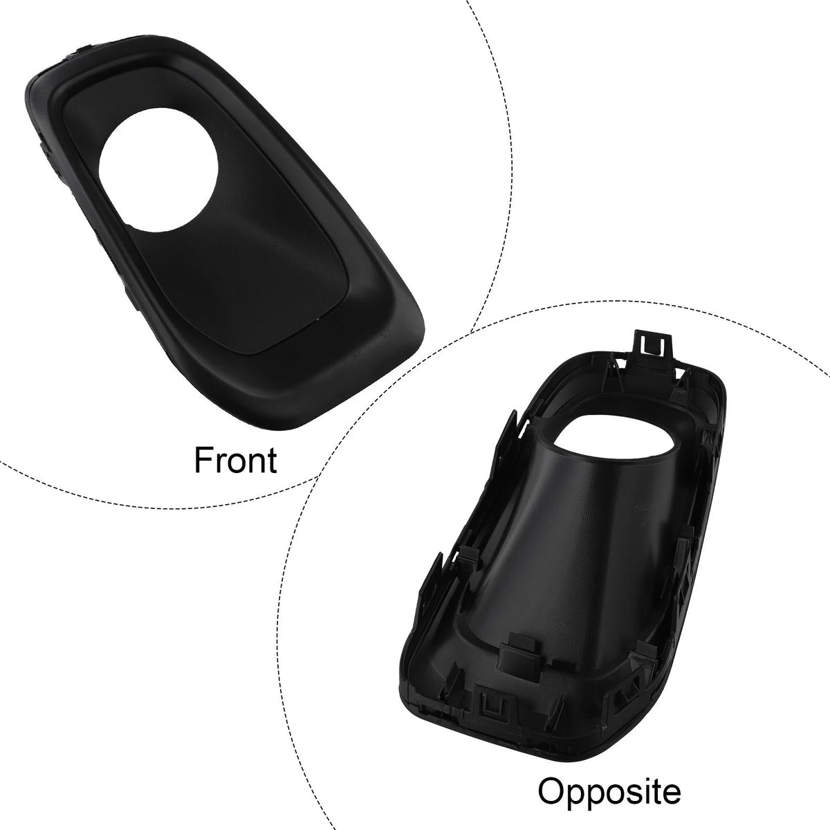 Fog Light Lamp Bezel Cover for Jeep Renegade (2015–2018)