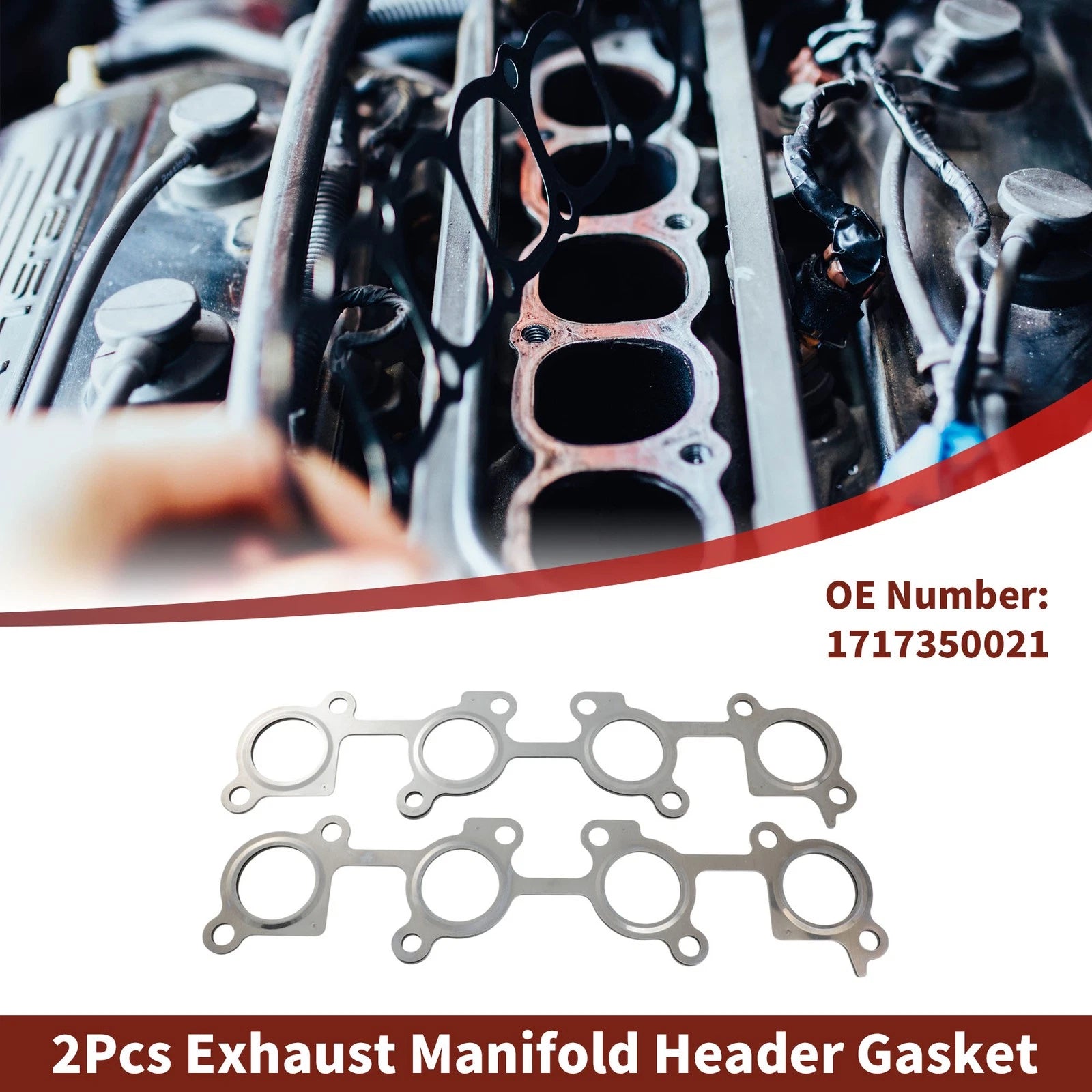 Exhaust Manifold Header Gasket Set for Toyota 4Runner (2003–2009)