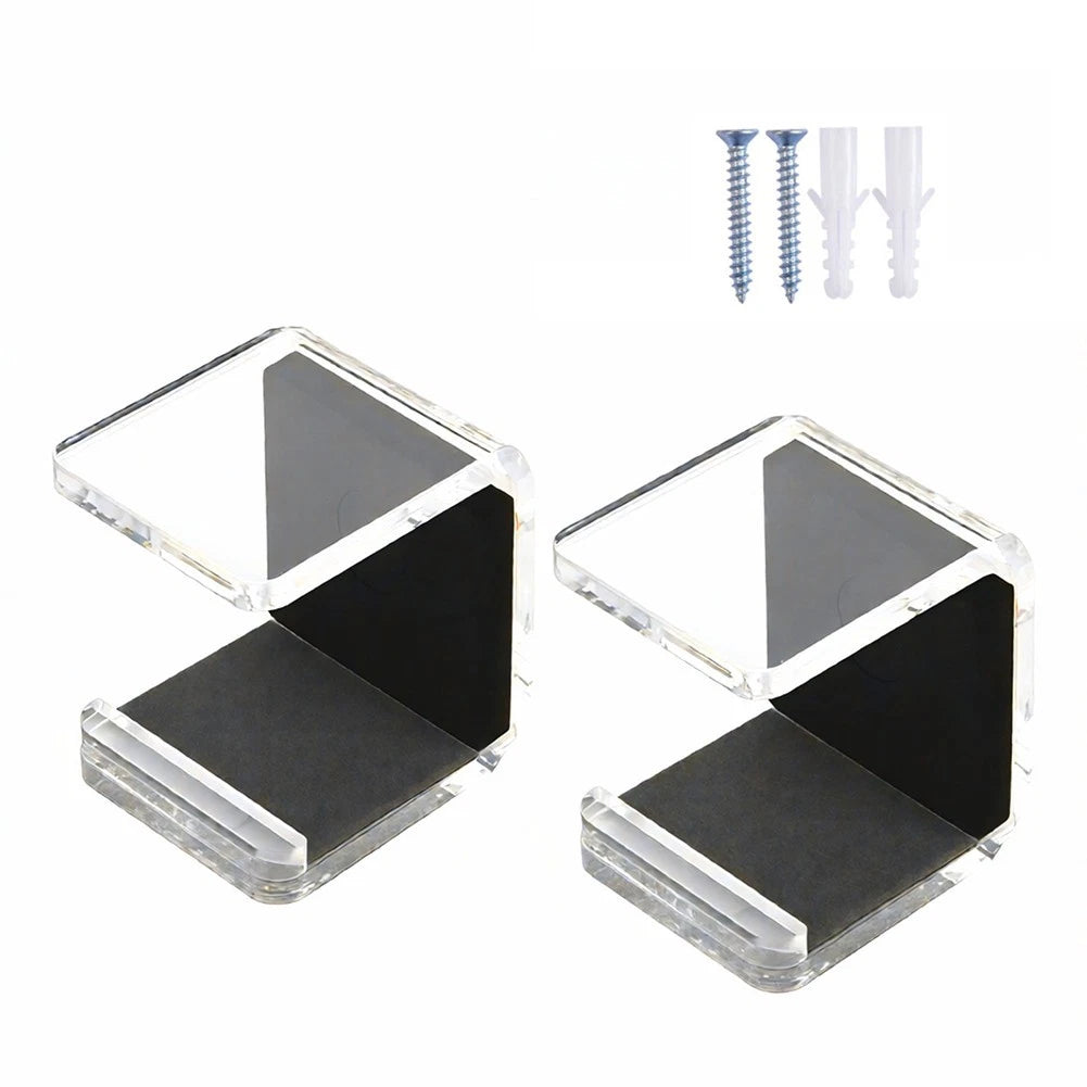 Hockey Wand Wall Mount Rack with Protective Felt and EVA Padding