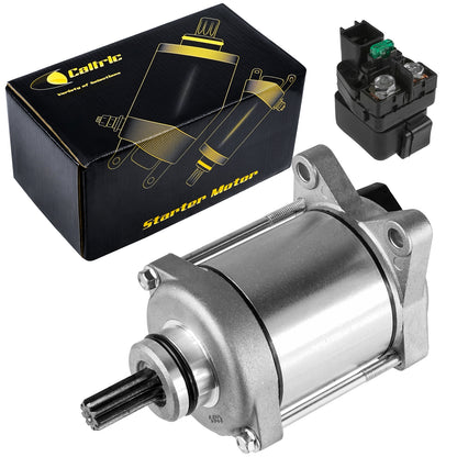 Starter with Relay Solenoid Replacement for Honda TRX250TE Recon 250 (2008–2021)
