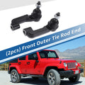 2pcs Front Outer Tie Rod End Links for Jeep Liberty (2008–2012) No. ES800412/ES800413