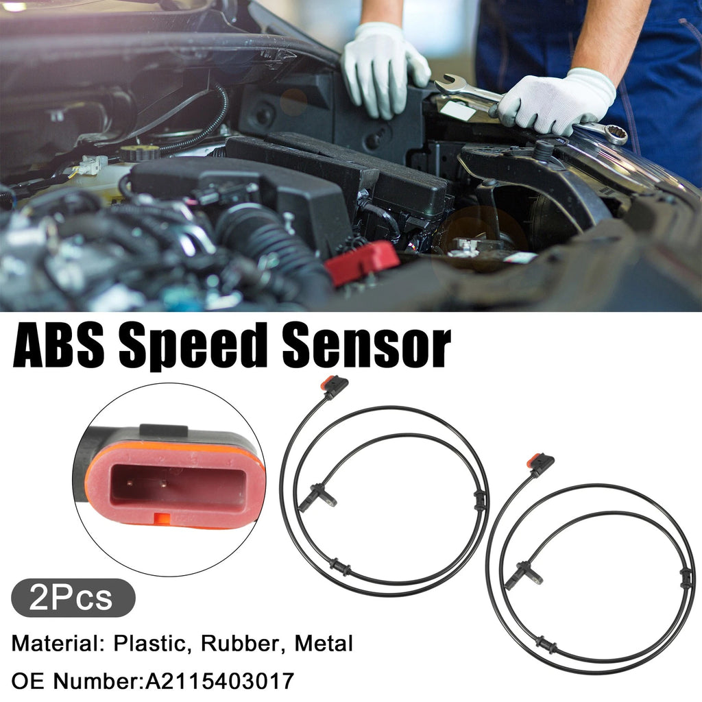 2Pcs ABS Wheel Speed Sensor for Mercedes CL63 AMG Front Left (2007–2013)