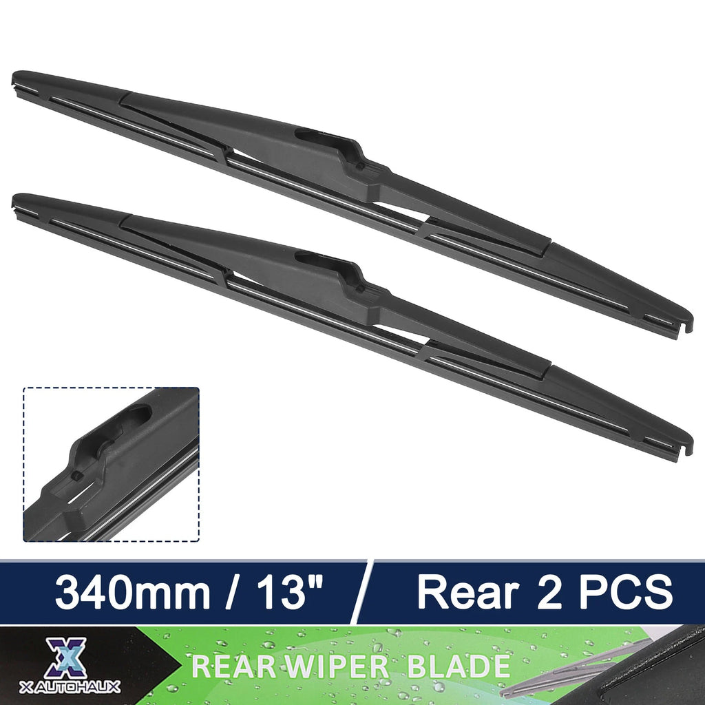 2pcs Rear Windshield Wiper Blade Replacement for Hyundai Grand Santa Fe (2013–2017)