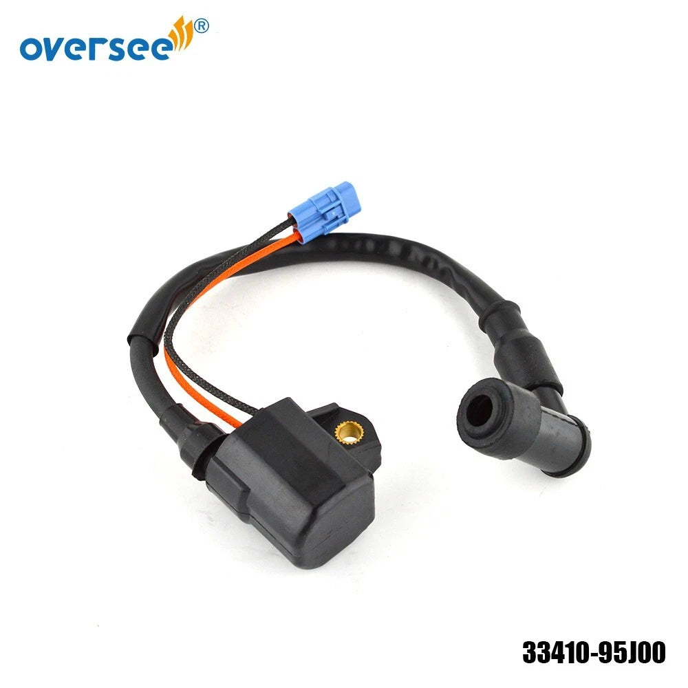 Ignition Coil Assy 33410-95J00 for Suzuki Outboard DF20 DF25 (4-Stroke 20-25HP)