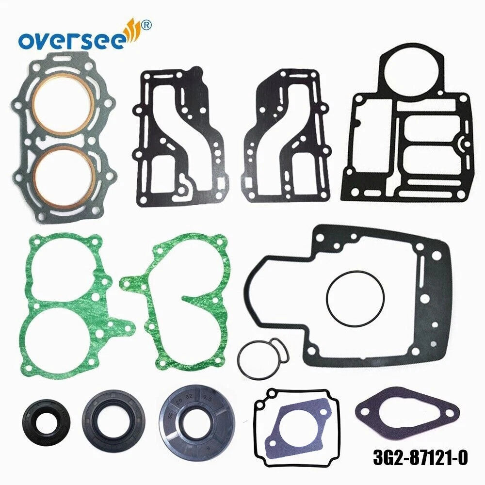 Gasket Set for Tohatsu Mercury Nissan 2T 9.9 15HP (3G2-87121, 351-01005)