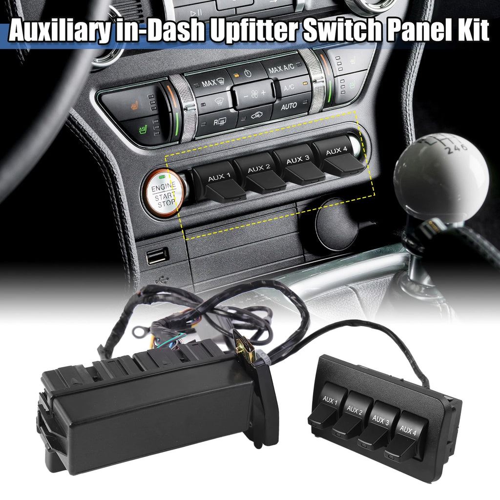 Auxiliary Upfitter Switch Panel Kit for Ford Super Duty (2017–2024)