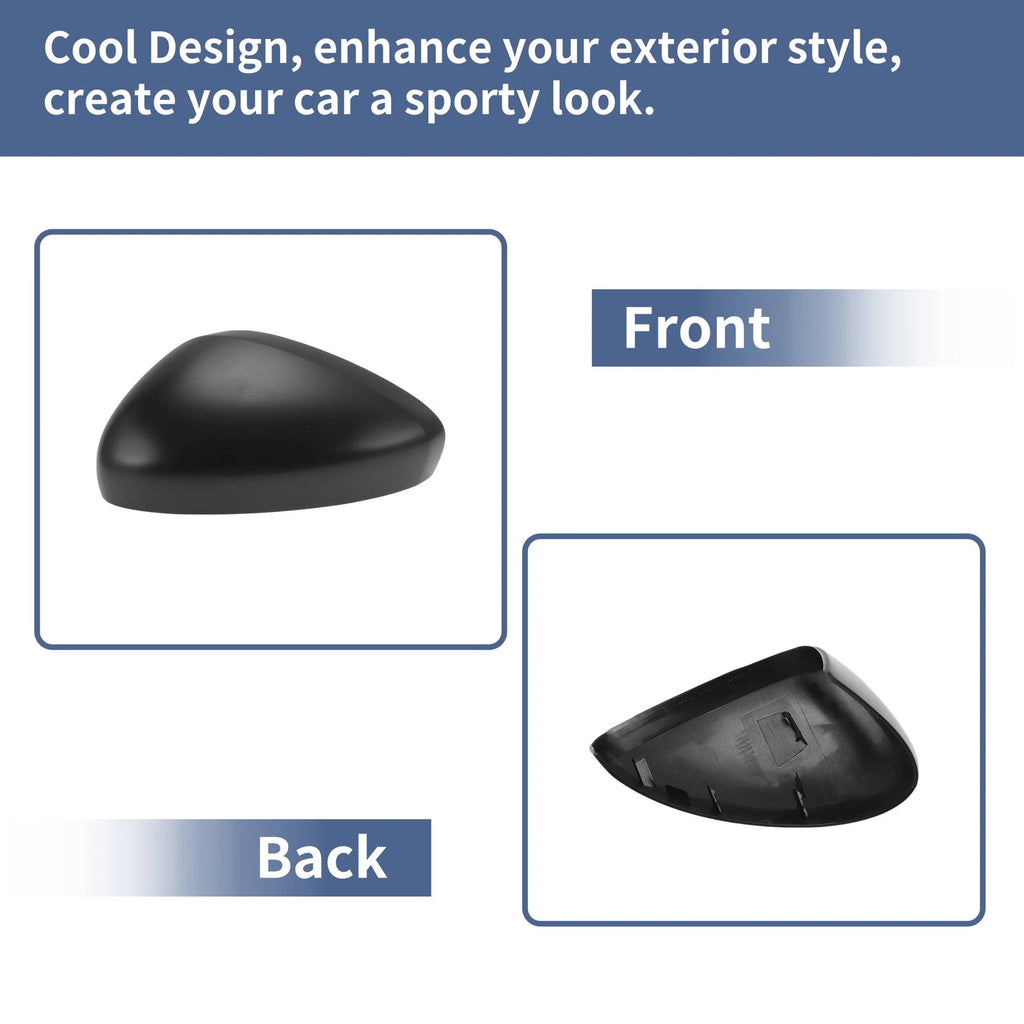 Left Passenger Side Mirror Cover Cap for Citroen C3 II (2010–2016)
