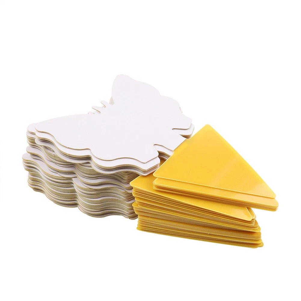50pcs Sticky Fruit Fly Traps for Indoor Outdoor Use