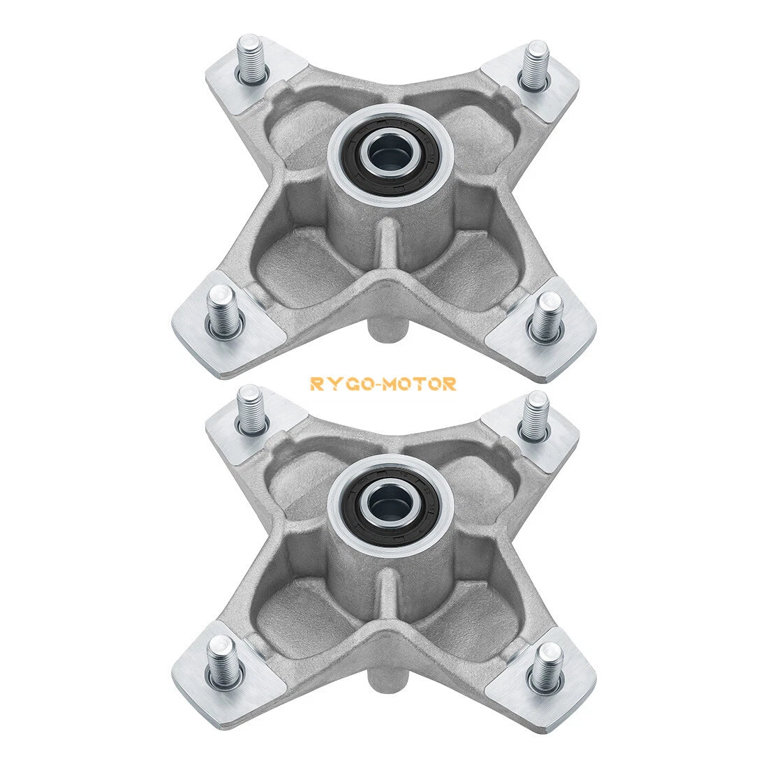 2 Front Wheel Hubs w/Studs Seals Bearings for Yamaha Raptor 660R 700 YFZ450 450R