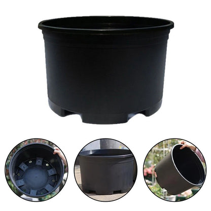 Large Round Plant Pot for Garden Decor (Efficient Drainage)