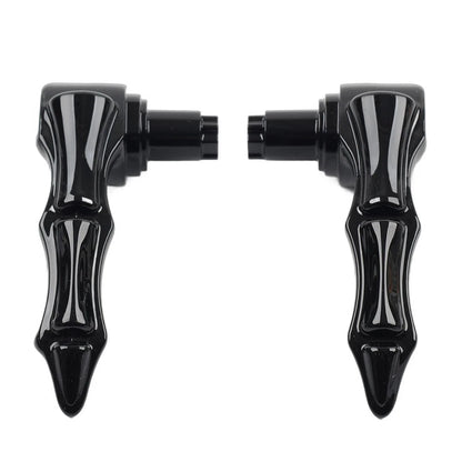 Black Saddlebag Latch Handles for Harley Touring Bagger (2014–Present)