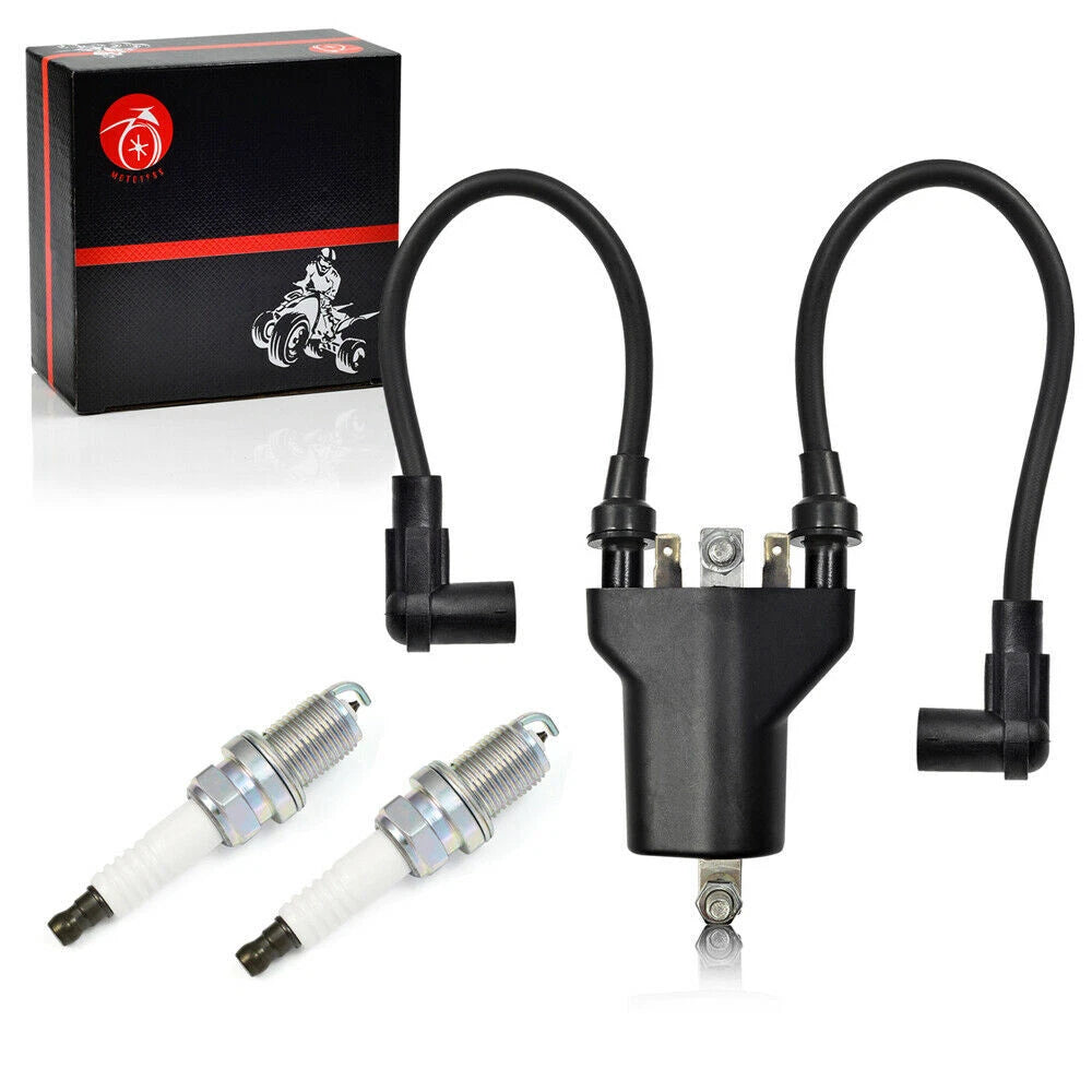 Ignition Coil & Spark Plugs for EZGO Golf Cart 4 Cycle Gas (1991–2002)