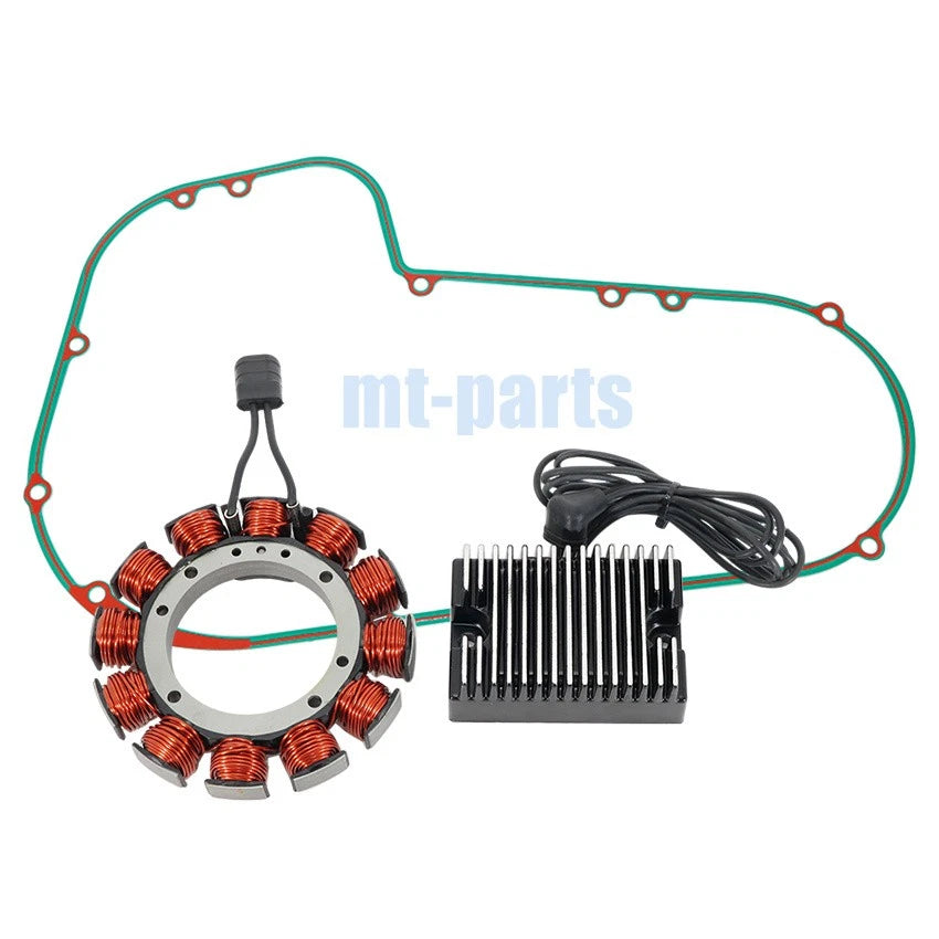 Stator Coil, Regulator Rectifier, Gasket for Harley-Davidson FXR Custom (1985–1987)