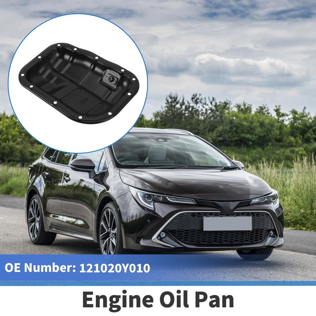 Engine Oil Pan Replacement for Toyota Corolla (2017–2023) Steel Black