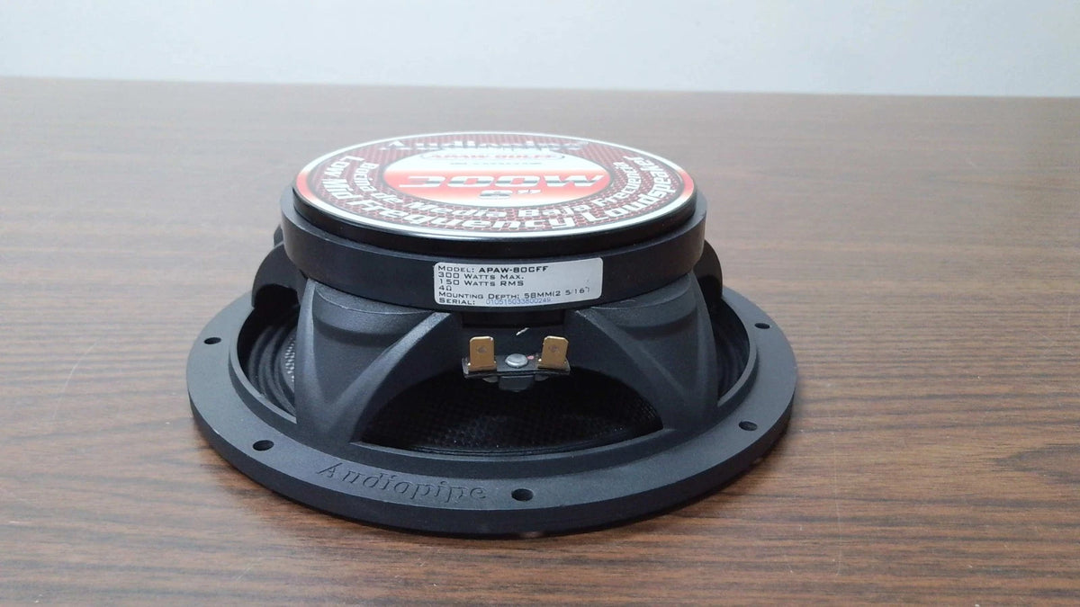 8" 300W 4 Ohm Midrange Speaker for Audiopipe APAW-80CFF