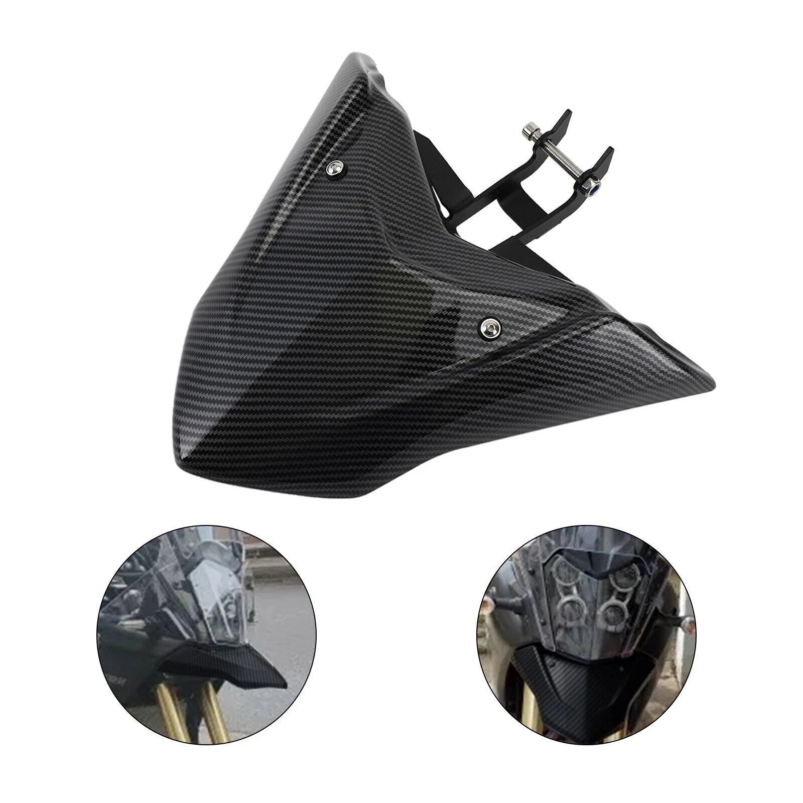 Carbon ABS Front Fender Beak Extension for Yamaha Tenere 700 (2019–2020)