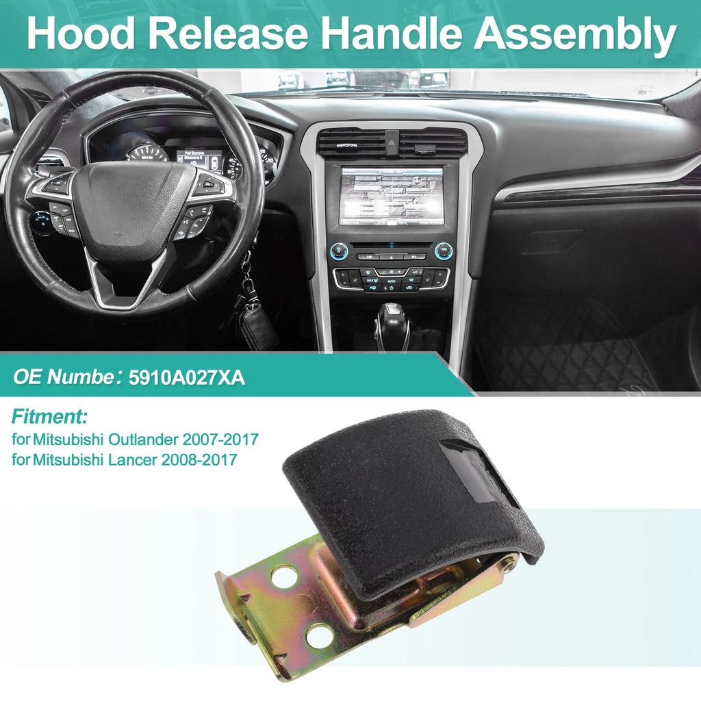 Hood Latch Release Handle Replacement for Mitsubishi Outlander (2007–2017)