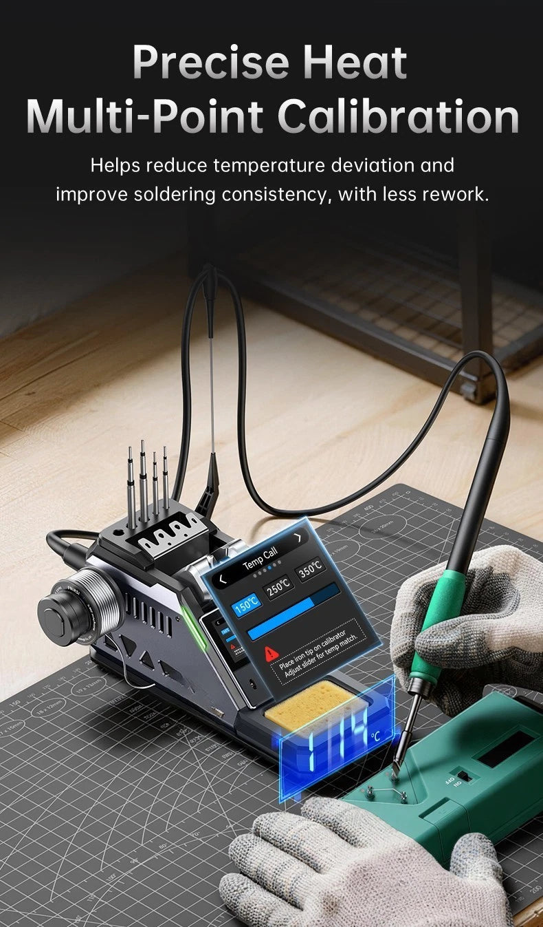 Soldering Iron Station 100W for DWS-P2 with Battery and PD Charging