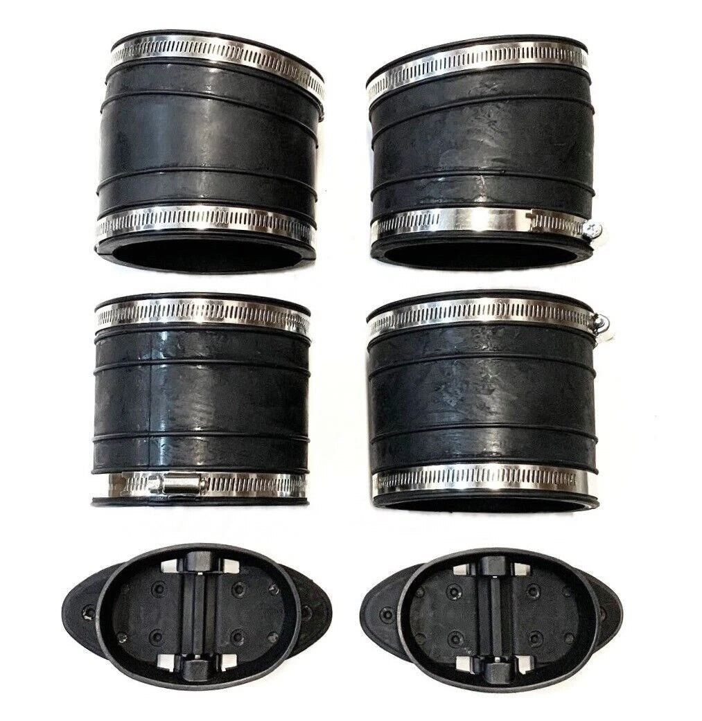 Exhaust Y-Pipe Hose Bellows Kit for Mercruiser (1998–Present) 32-14358T 32-44348T 807166A3