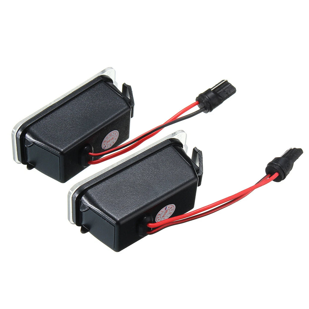 2X Full LED License Plate Light Lamp for Ford Fiesta JA8 (2008–2019) Edge (2015–2018)