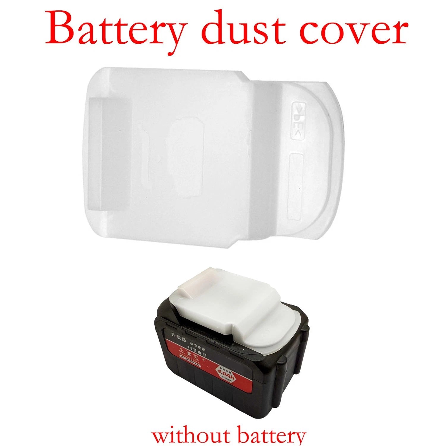 Battery Dust Cover for Workshop Use (Dustproof, Water Protection)