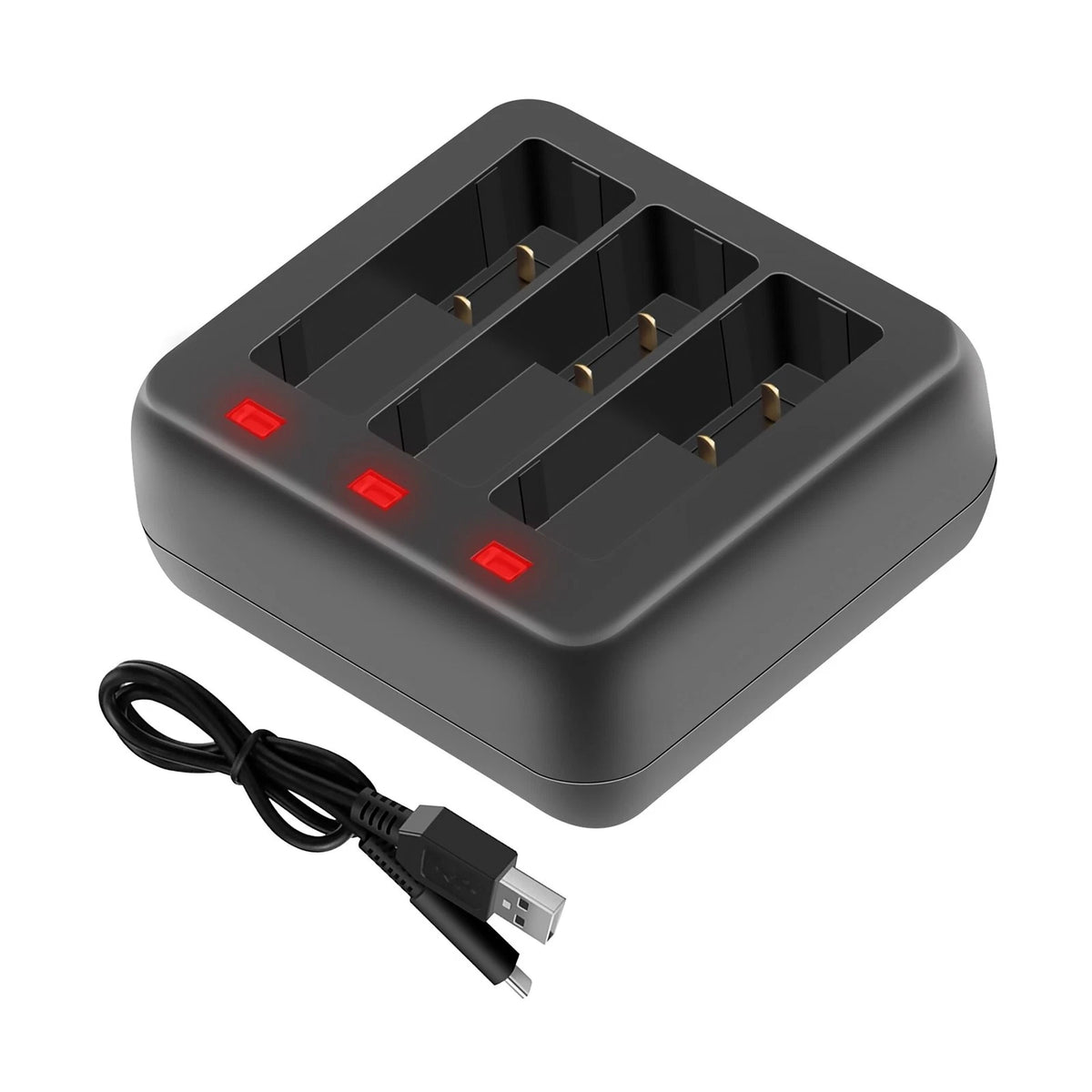 3-Way Battery Charger Dock for DJI Osmo Action 3 (2022)