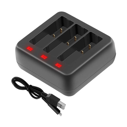 3-Way Battery Charger Dock for DJI Osmo Action 3 (2022)