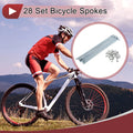 Bicycle Spoke Replacement Carbon Steel 200 mm for 12G Wheel (Silver Tone)