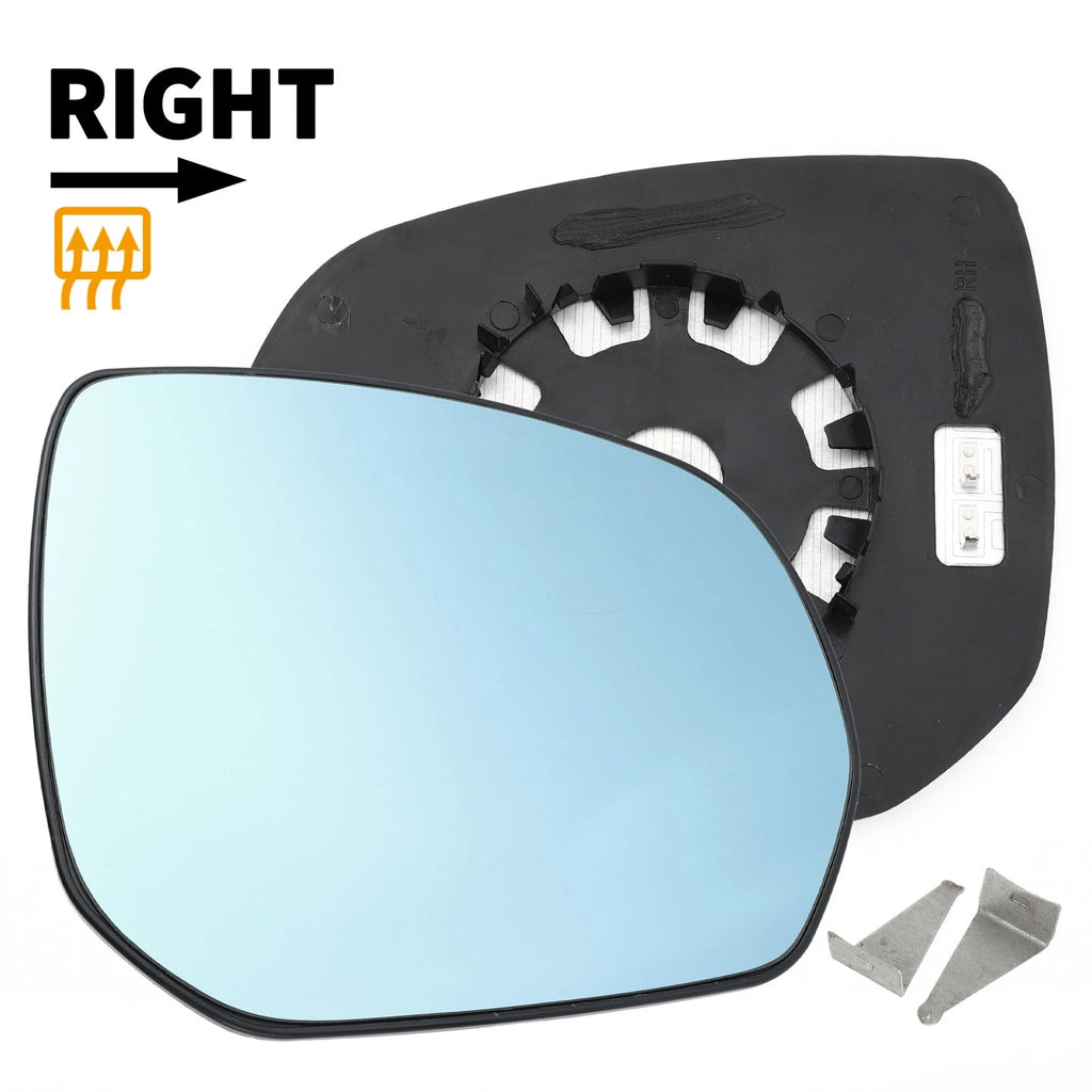 Right Side Blue Heated Mirror Glass for Citroen C3 Picasso C4 (2009–2017)