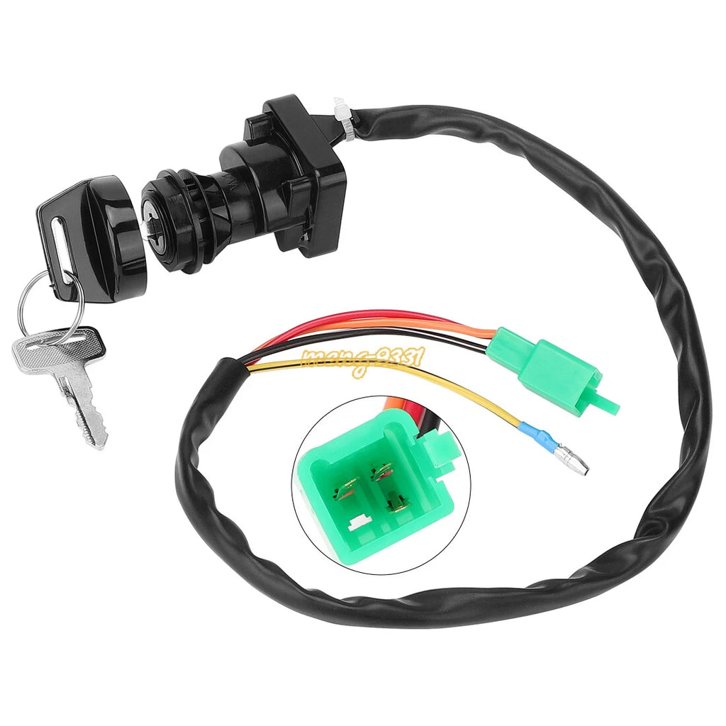 Ignition Switch with 2 Keys for Kawasaki KFX 80 (2003–2006) #27005-S004