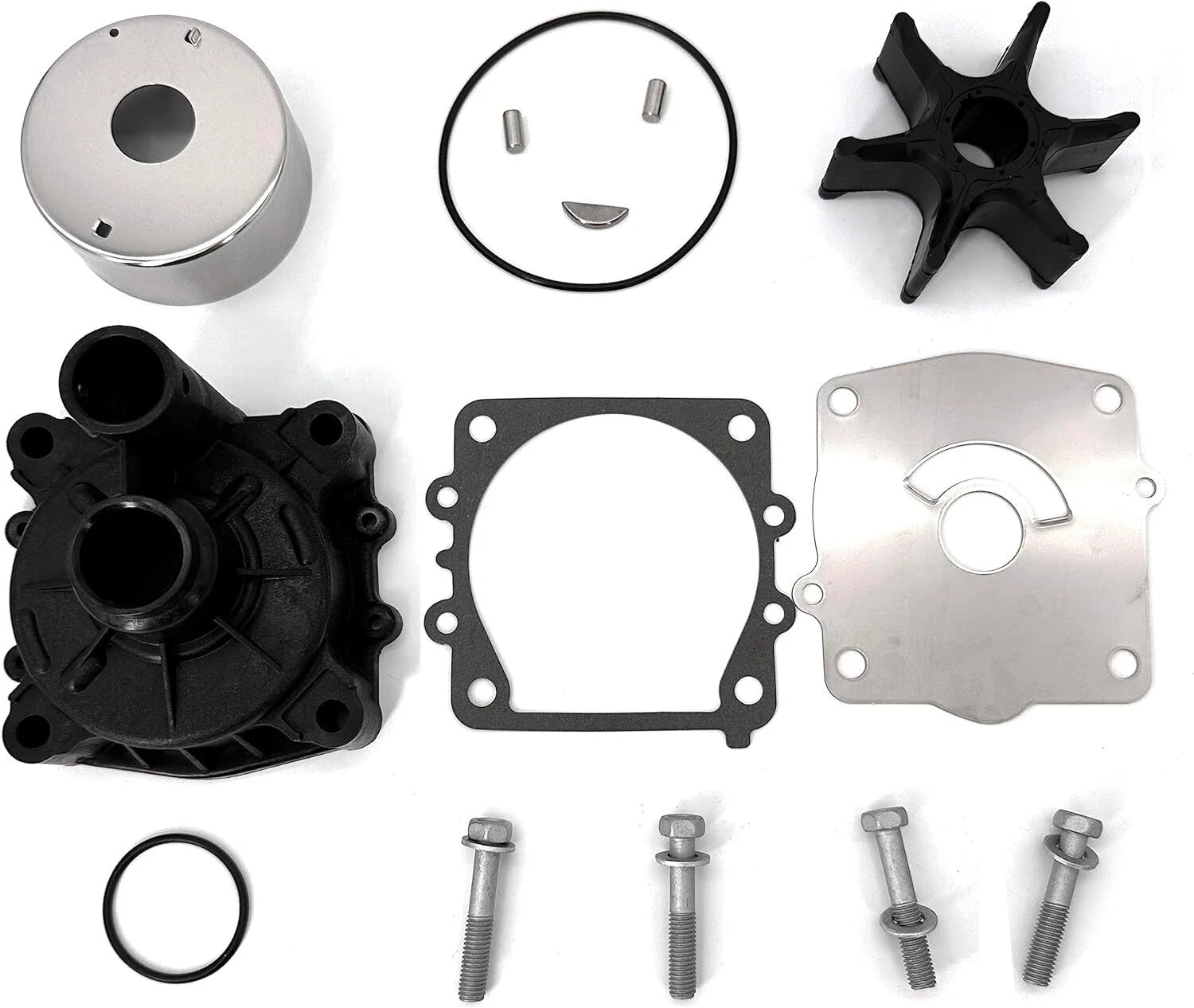 Water Pump Impeller Kit for Yamaha Outboard 150 175 200 225 HP (6G5-W0078-01)