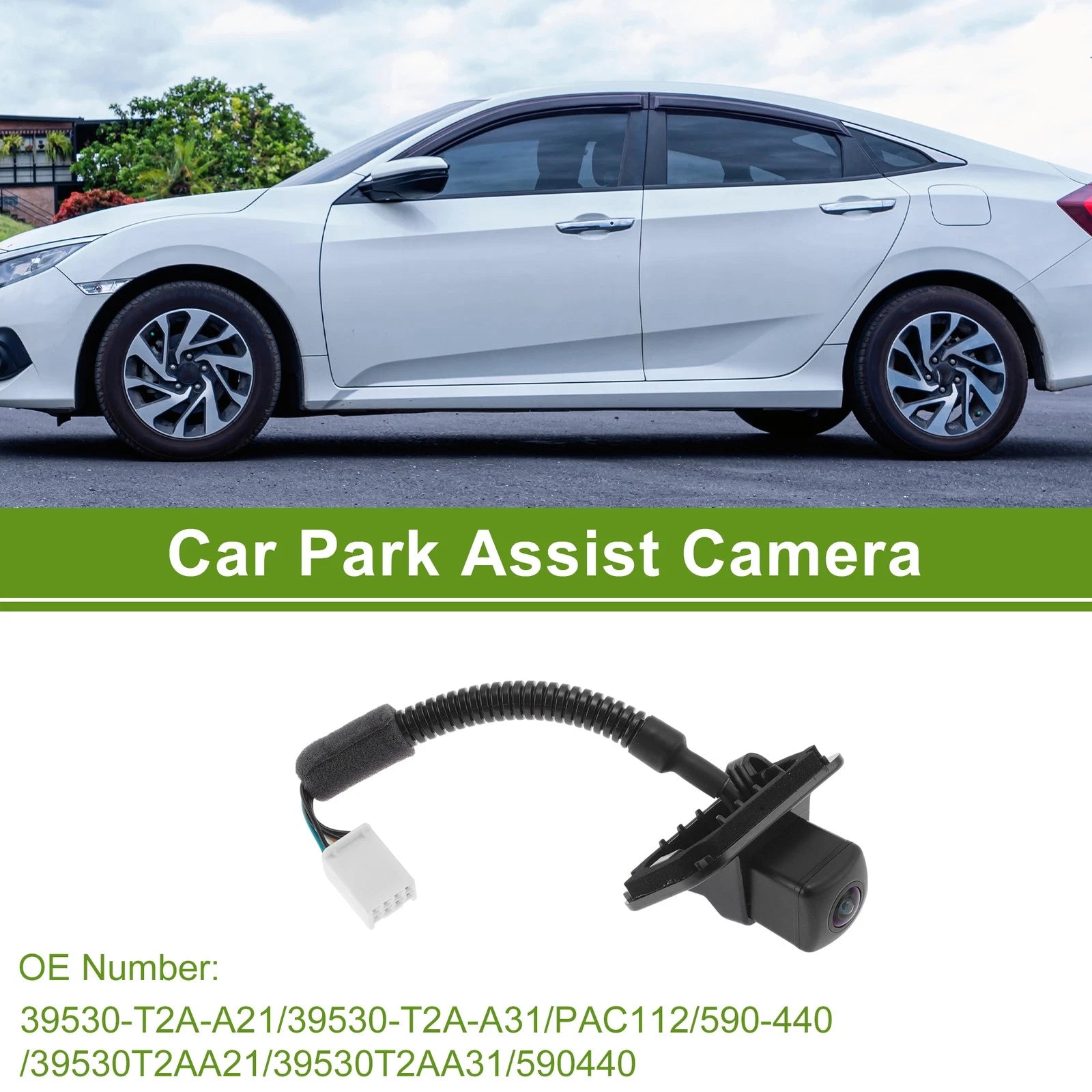 Rear View Backup Camera Replacement for Honda Accord Sedan (2014–2015)
