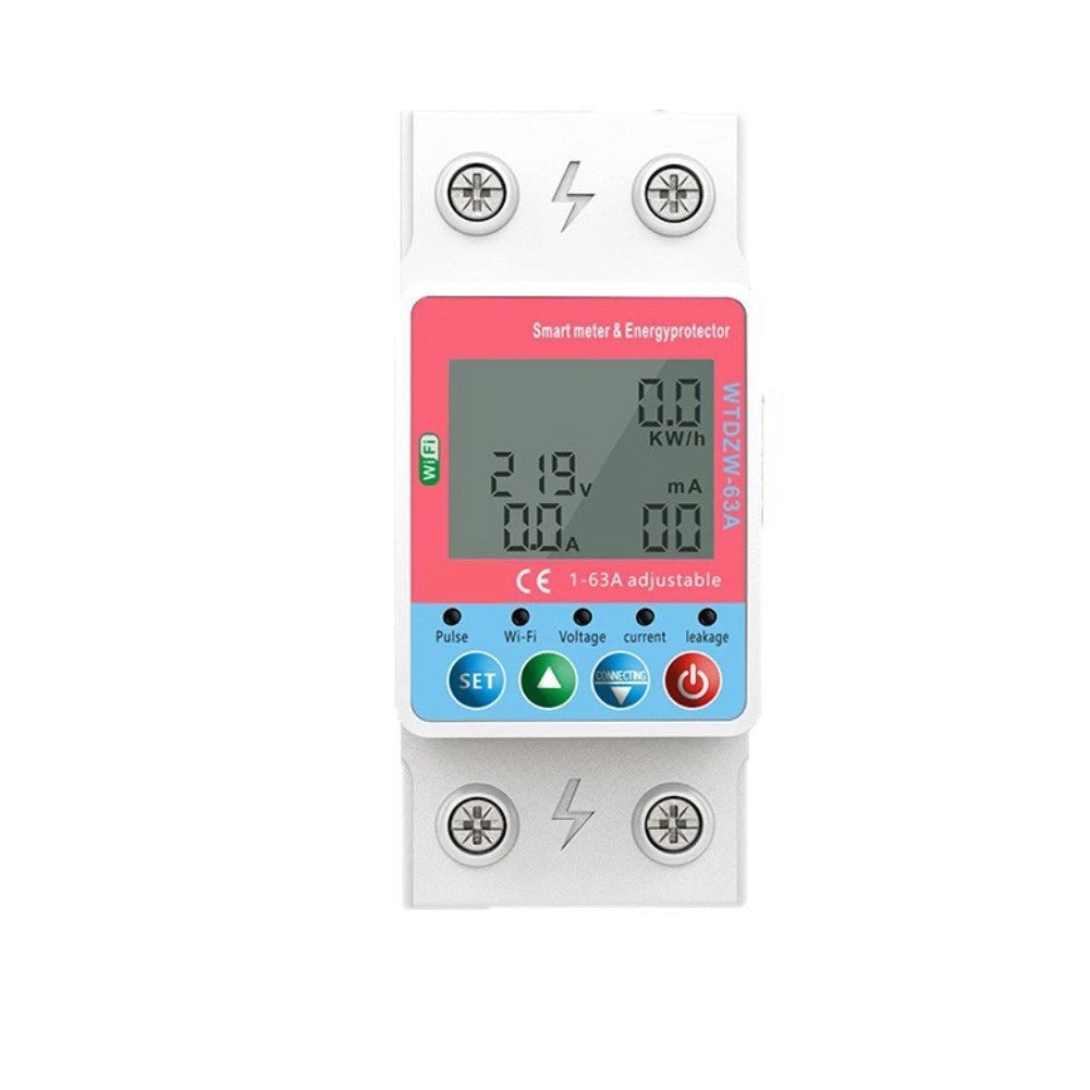 Smart Circuit Breaker 63A 2P for Remote Control and Safety