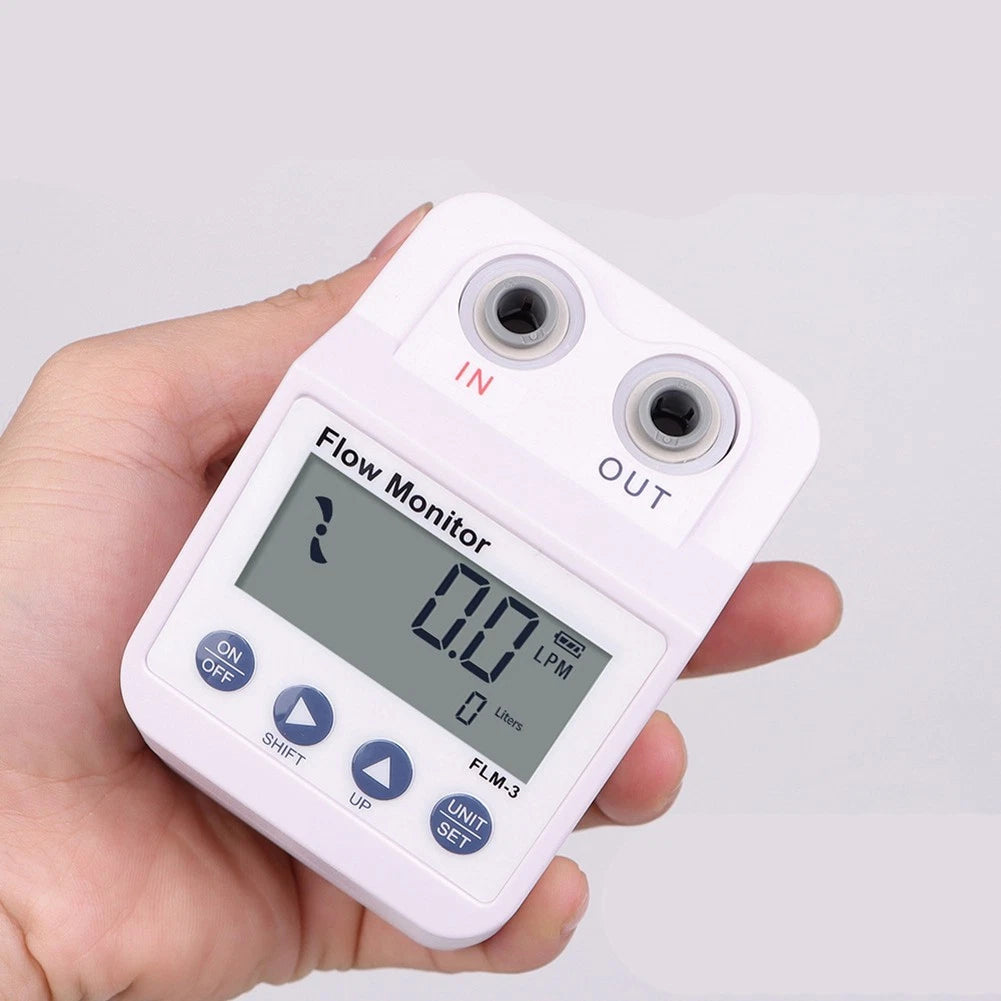 Water Purifier Flow Meter Monitor with Digital Display and Alarm