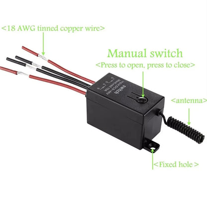 Wireless Kill Switch for Car/Boat/Lights/Alarm - Strong Signal, Long Range