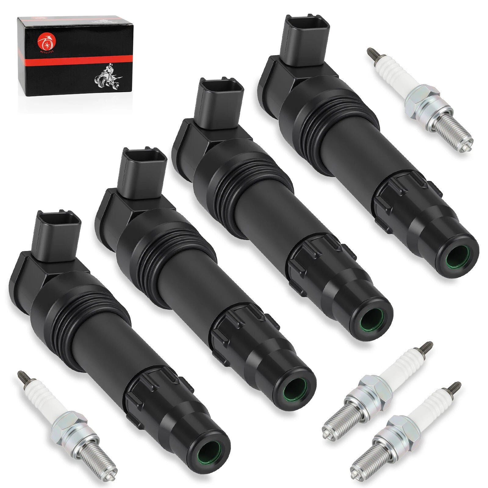 Set of 4 Ignition Coils for Suzuki Hayabusa 1300 GSX1300R (1999–2023)
