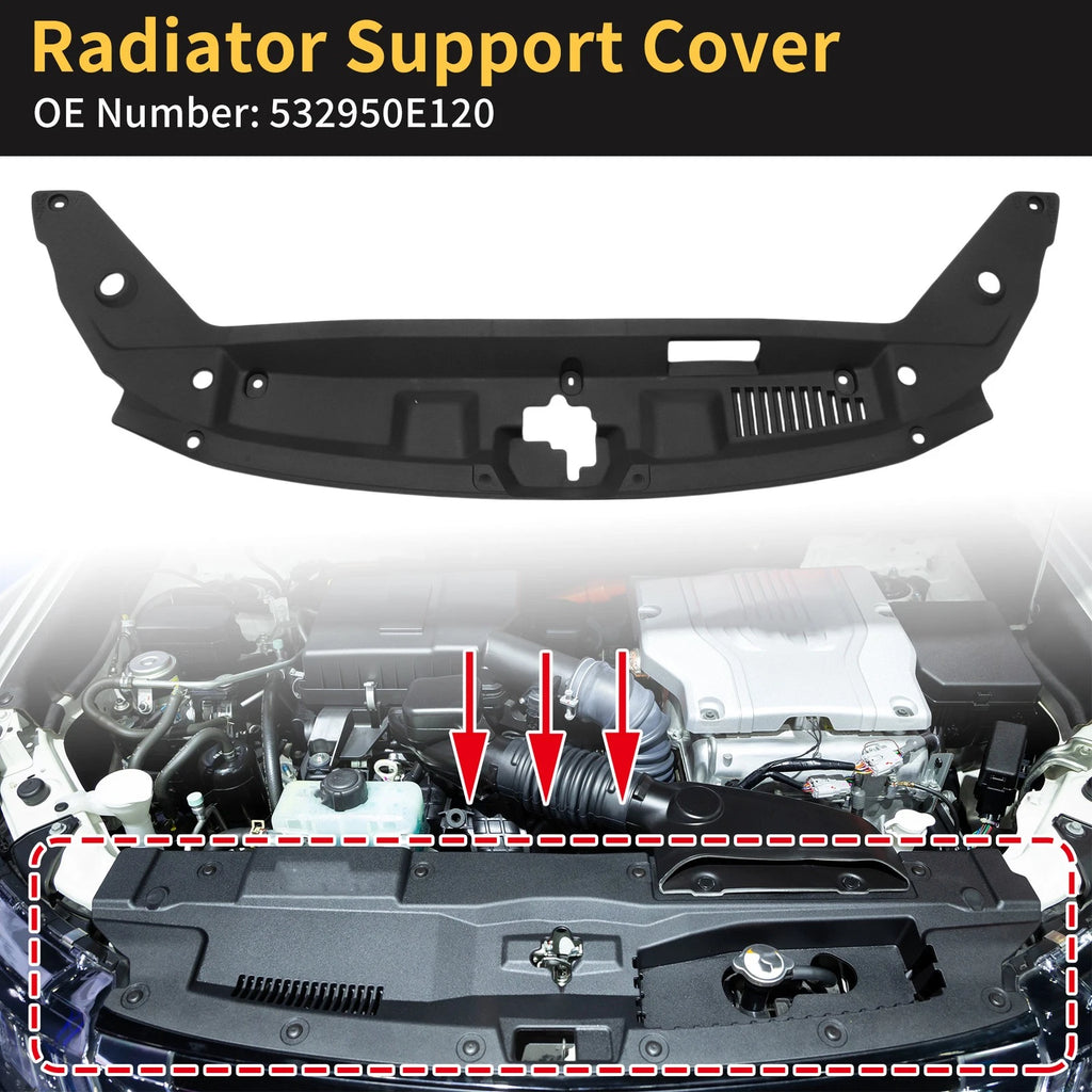 Radiator Support Cover for Toyota Highlander 2020–2023 Replacement