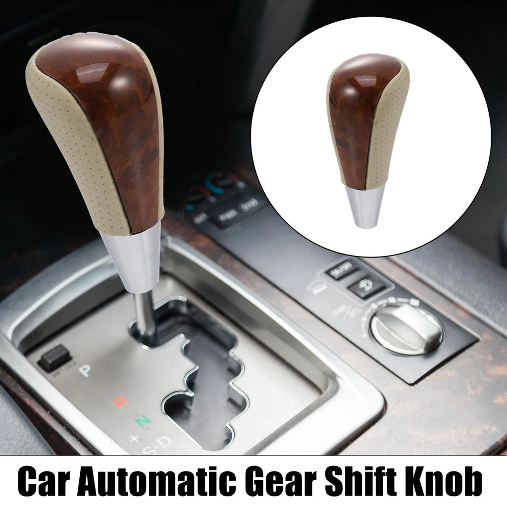Automatic Gear Stick Shift Knob Replacement for Toyota RAV4 Camry Corolla (Beige)