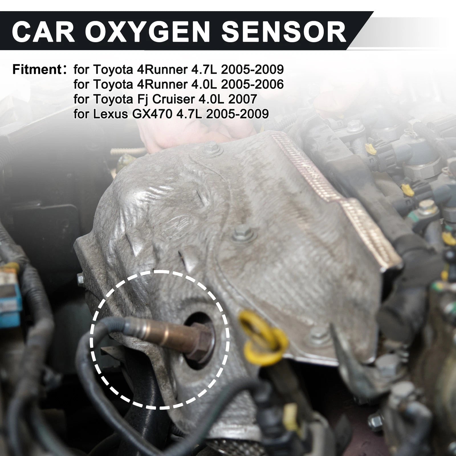 Oxygen Sensor Upstream Downstream Replacement for Toyota 4Runner (2005–2009)