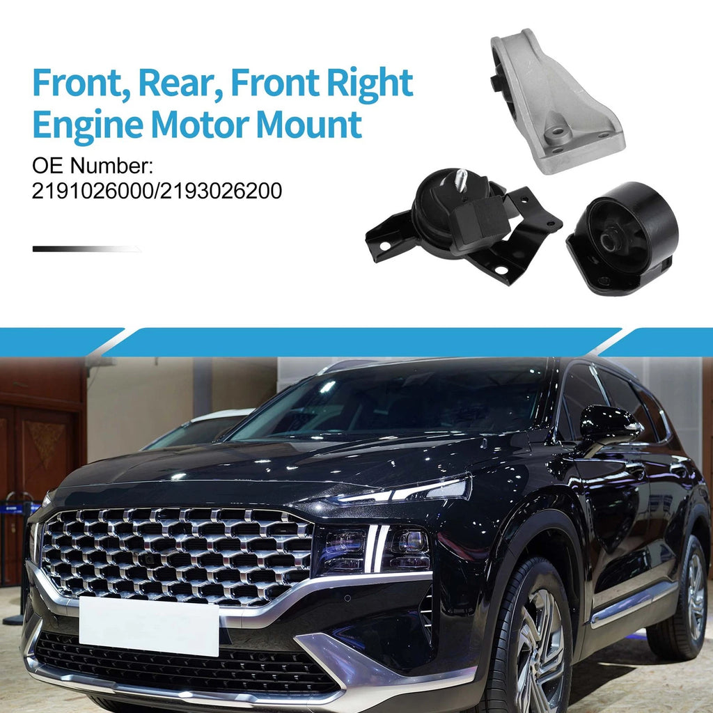 Engine Motor Trans Mount Set for Hyundai Santa Fe (2003–2006)