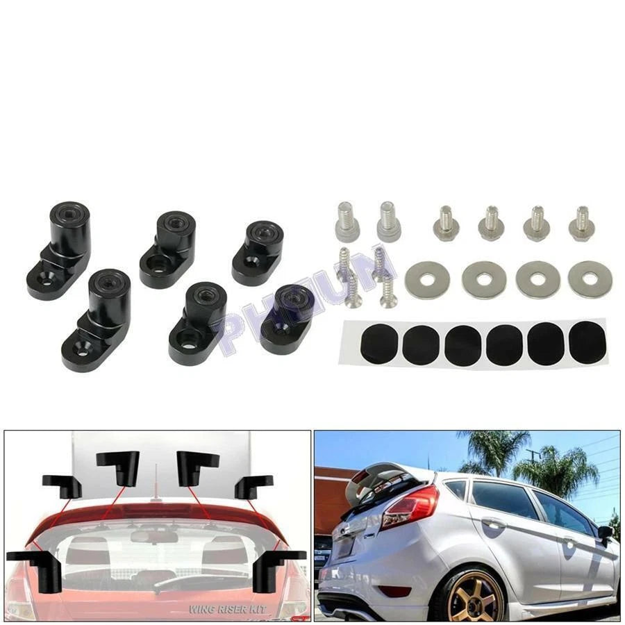 Rear Wing Spoiler Riser Lift Extension Kit for Ford Fiesta ST (2014–Present)