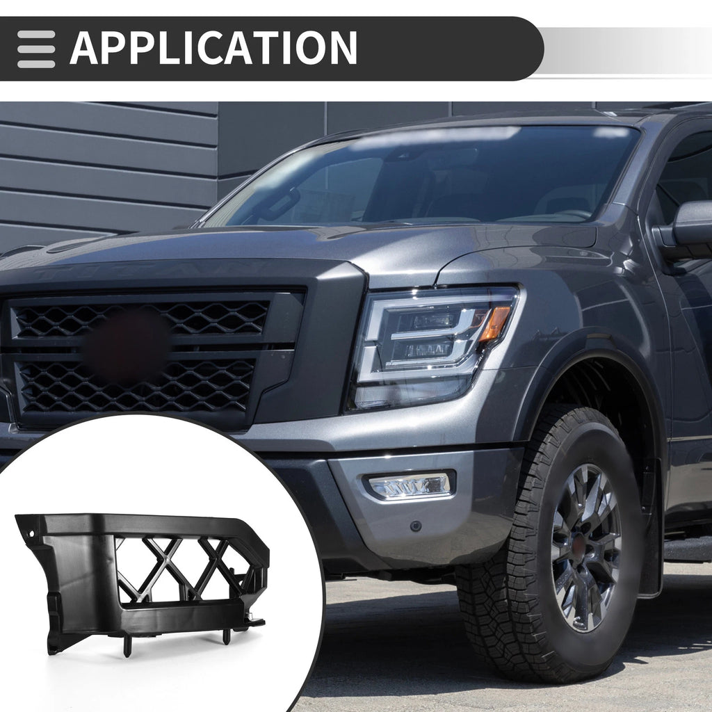 1pc Right Front Bumper Retainer Bracket No. 62222EA500 for Nissan Frontier (2005–2021)
