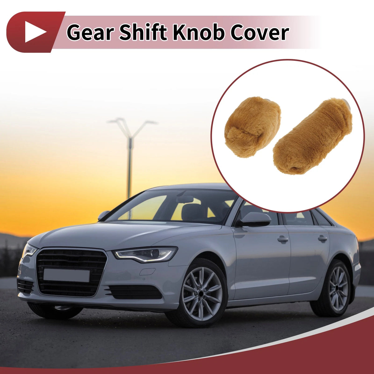 Gear Knob Protector & Handbrake Cover for - Gold Tone